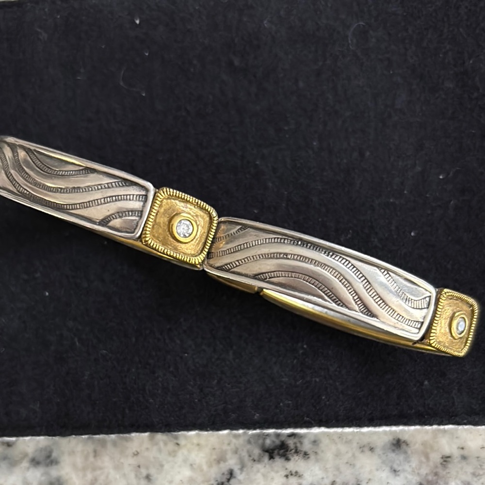 Silpada Silver and Gold Bracelet